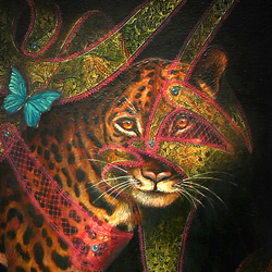 leopard painting