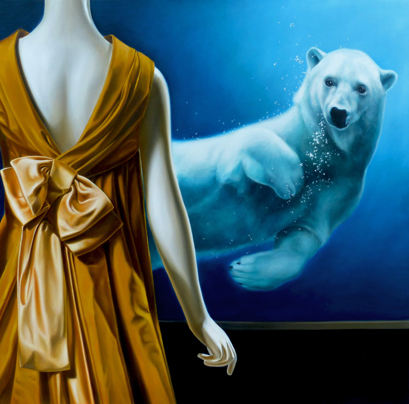 polar bear painting